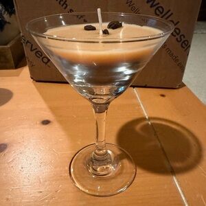 Espresso Martini Glass Candle